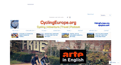 Desktop Screenshot of cyclingeurope.org