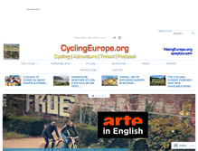 Tablet Screenshot of cyclingeurope.org